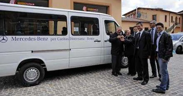 Un Mercedes Sprinter per la Caritas di Roma