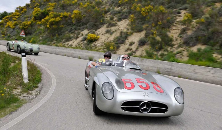 Mercedes Tribute alla Mille Miglia 2014