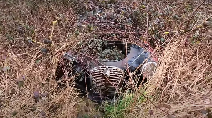 Scopre un tesoro in un fattoria abbandonata: tante auto dimenticate [VIDEO]