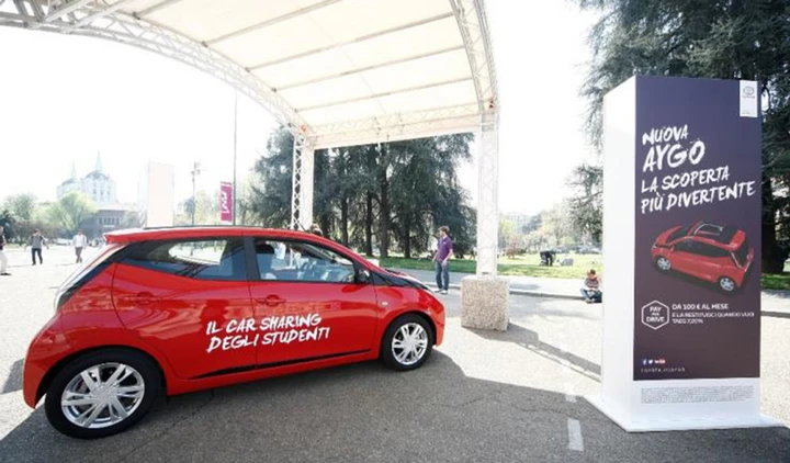 Toyota Aygo: grande successo per il car sharing gratuito