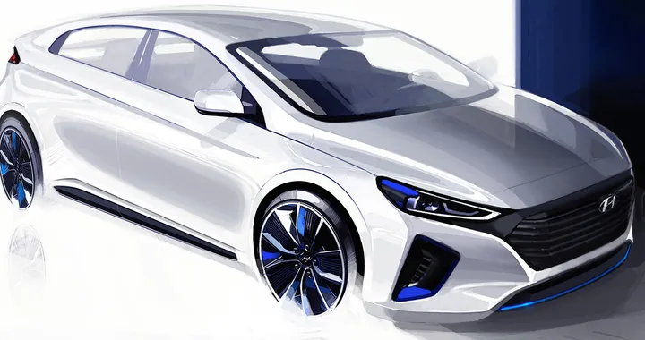 Hyundai Ioniq: teaser della berlina ecosostenibile