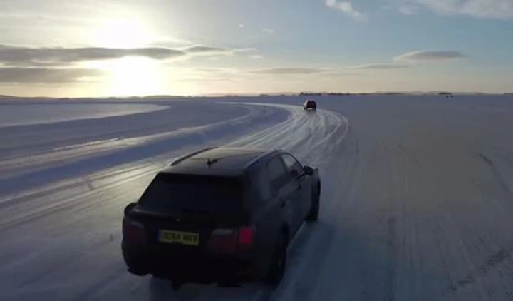 Bentley Bentayga: video teaser dei test invernali
