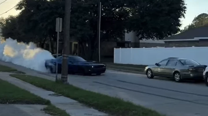 Dodge Demon 170: spettacolare burnout finisce in un disastro [VIDEO]