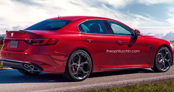Alfa Romeo, il render della 