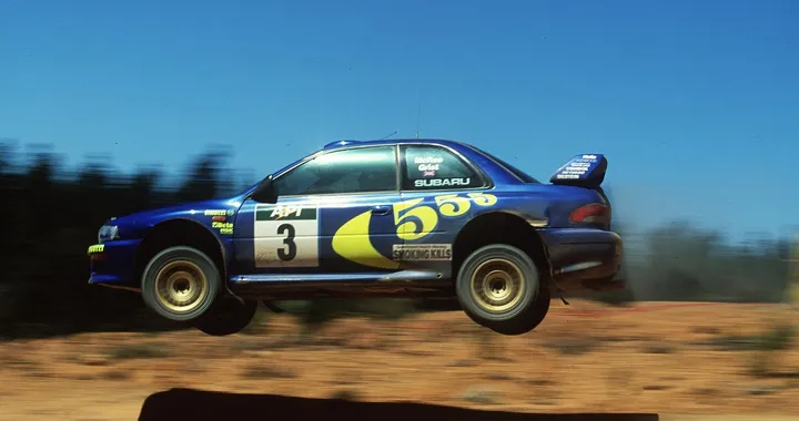 La Subaru di McRae e Valentino Rossi è all'asta