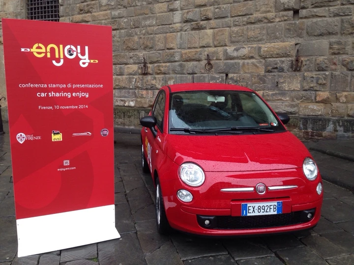 Enjoy, il car sharing di Eni sbarca a Firenze