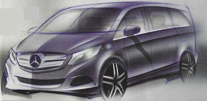 Mercedes Viano 2015, i bozzetti