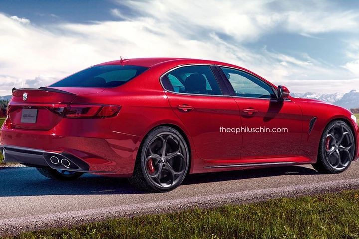 Alfa Romeo, il render della 