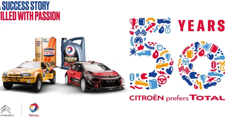 Citroen e Total: una collaborazione che dura da 50 anni