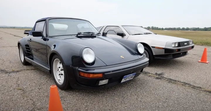 Un duello nel tempo: DeLorean contro Porsche, mito anni '80 [VIDEO]