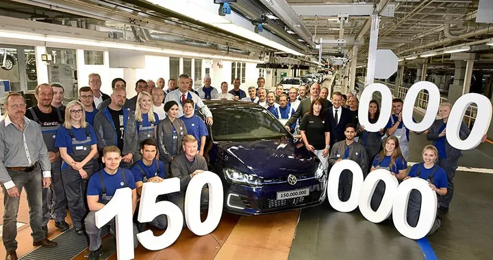 Volkswagen raggiunge i 150 milioni di vetture prodotte