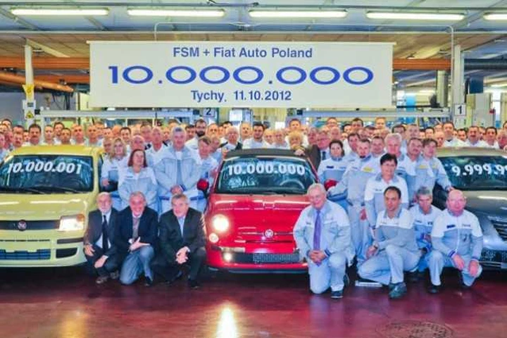 Fiat in Polonia: prodotta la vettura n°10.000.000