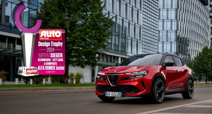 Alfa Romeo Junior ottiene un prestigioso premio in Germania
