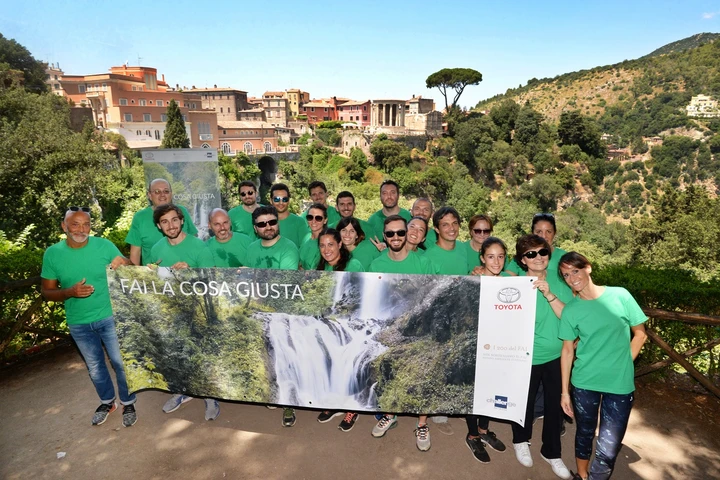 Toyota contribuisce alla riqualificazione del Parco Villa Gregoriana a Tivoli