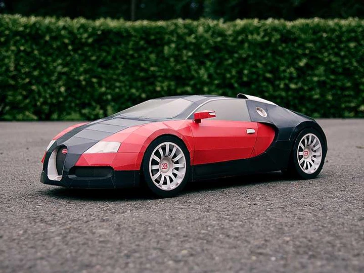 Bugatti Veyron Paper Supercraft