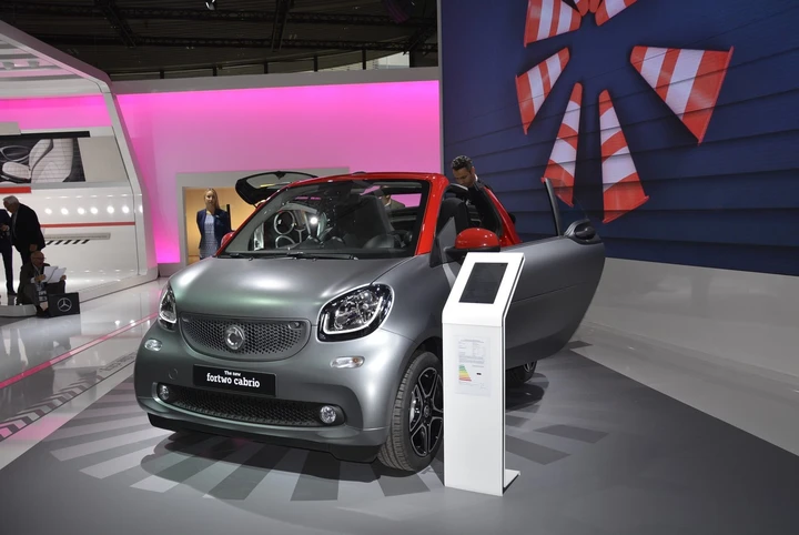 Smart Fortwo Cabrio a Francoforte 2015