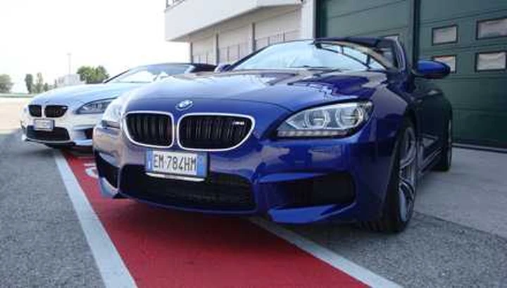 Bmw: a Misano con la M550d e la M6 Cabrio