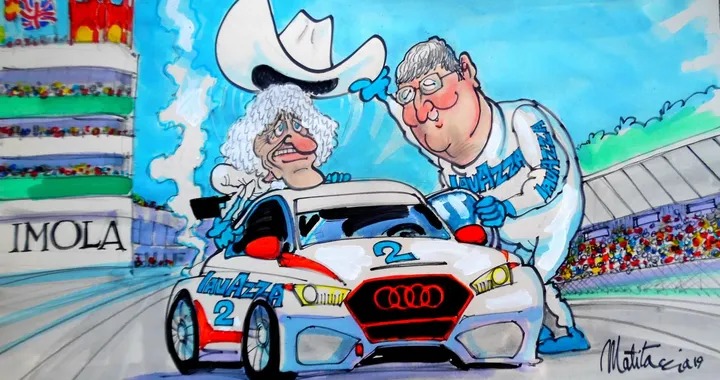 Arturo Merzario a Imola con l’Audi per il TCR DSG Endurance