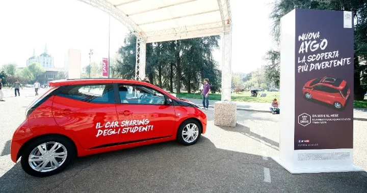 Toyota Aygo: car sharing gratuito al Politecnico di Milano