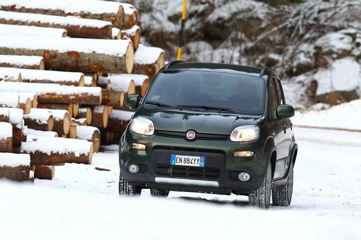 Fiat Panda 4x4, test drive tra la neve