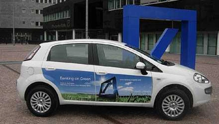 Fiat Punto Evo a metano per Deutsche Bank