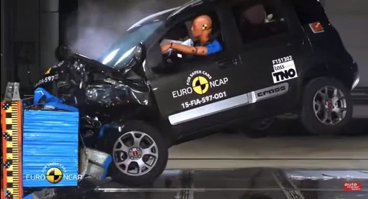 Fiat Panda Cross delude al Crash Test
