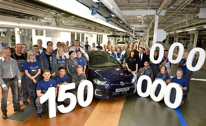 Volkswagen raggiunge i 150 milioni di vetture prodotte