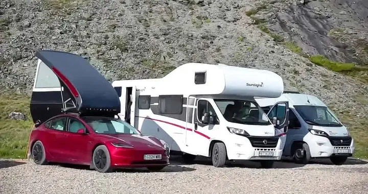 La Tesla Model 3 diventa un camper: la strana storia di un esperimento fallito