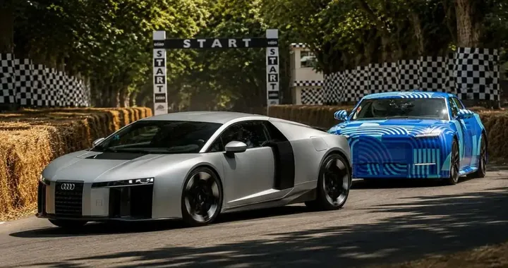 Goodwood 2026, Audi Nuvolari e Jaguar Type 01 nel mirino dei social
