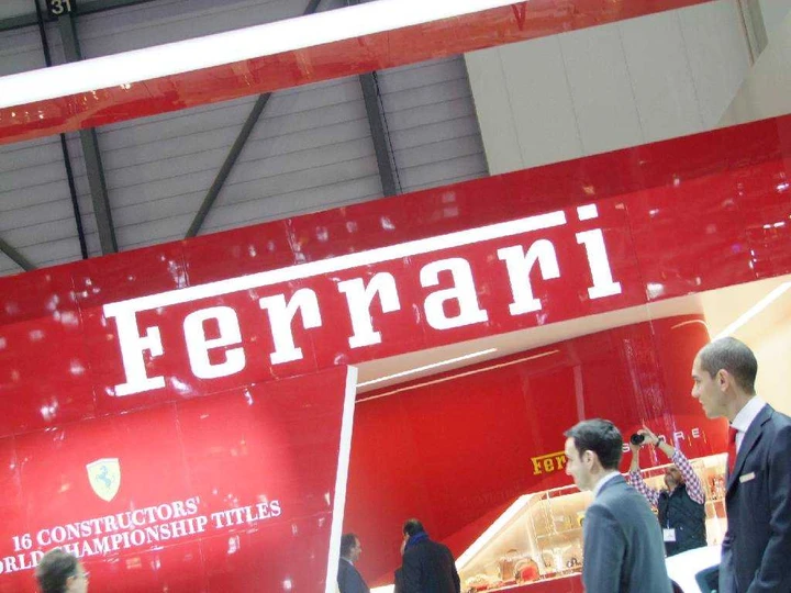 Stand Ferrari al salone di Ginevra 2013