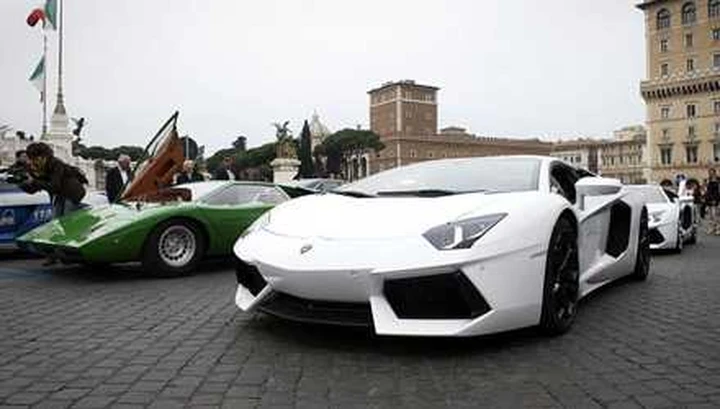 Lamborghini Aventador protagonista a Roma