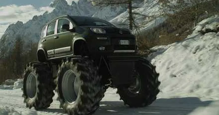 Fiat Panda Monster Truck: big foot per lo spot
