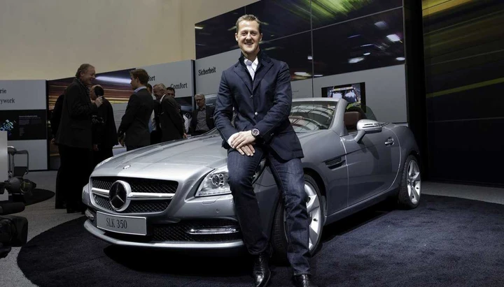Mercedes SLK: Schumi e Rosberg testimonial