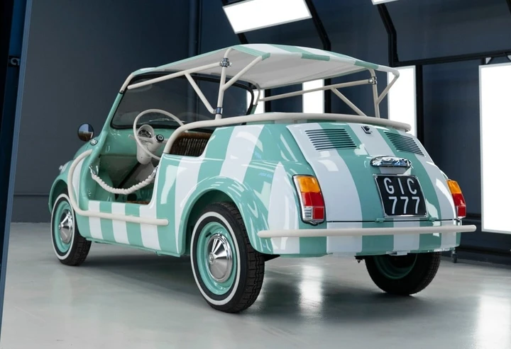 Garage Italia Customs reinventa la 500 Spiaggina con Sdraiazzurra