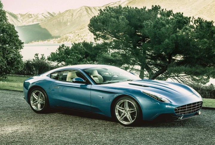 Touring Berlinetta Lusso e Ferrari 166 MM Barchetta a Villa d'Este