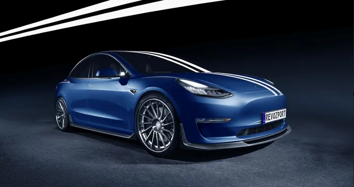 Tesla Model 3 by RevoZport: il tuning a zero emissioni