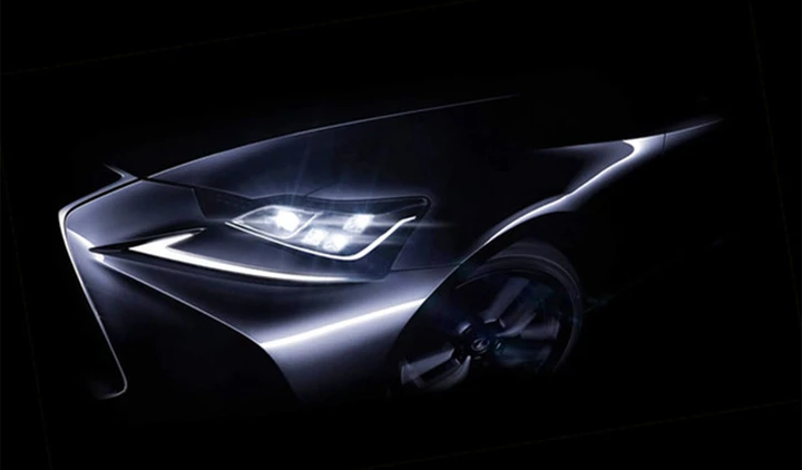 Lexus IS 2016, un teaser anticipa il debutto a Pechino