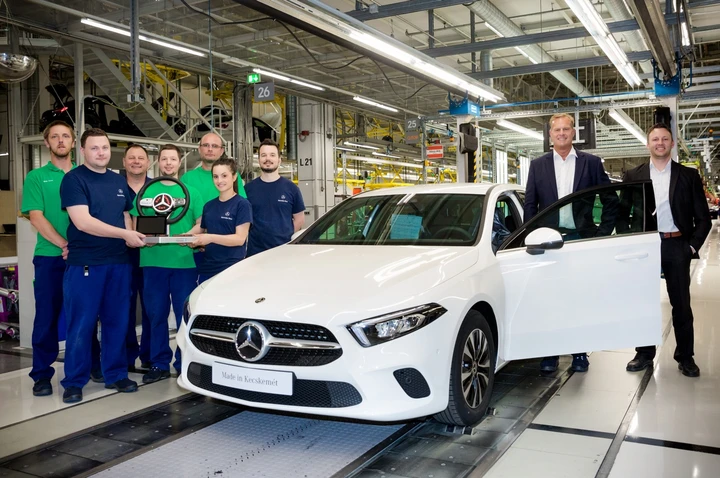 Mercedes Classe A: avviata la produzione anche in Ungheria