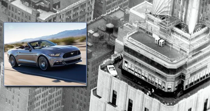 Nuova Ford Mustang Cabrio: debutterà in cima all'Empire State Building