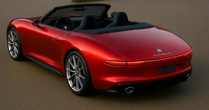 Nuova Alfa Romeo Duetto: il render che immagina la spider storica
