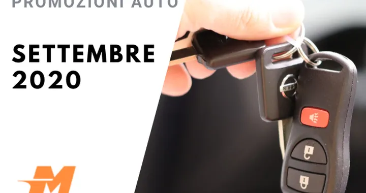 Offerte auto: le promozioni di settembre 2020