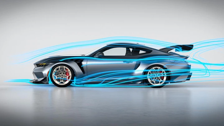 Ford Mustang GTD aerodinamica