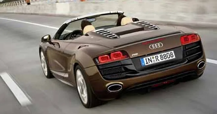 Comunicati i prezzi dell'Audi R8 Spyder