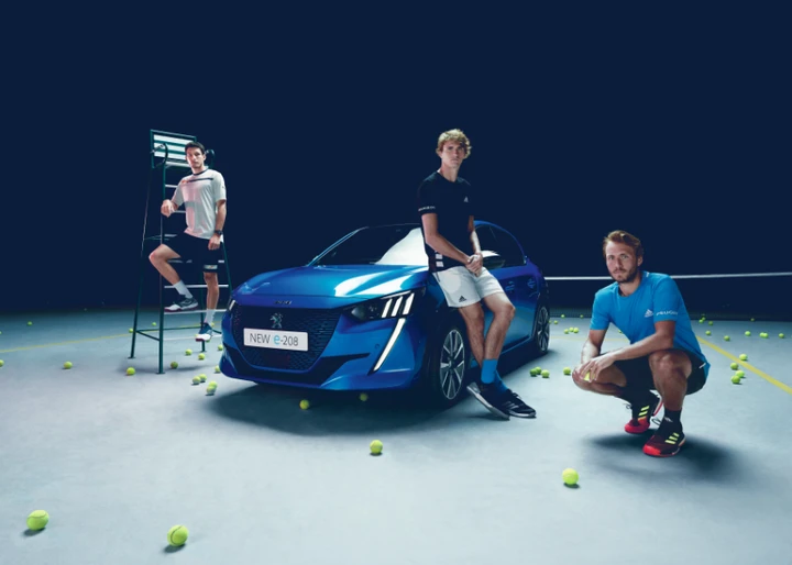 Peugeot e-208 protagonista al Roland Garros 2019