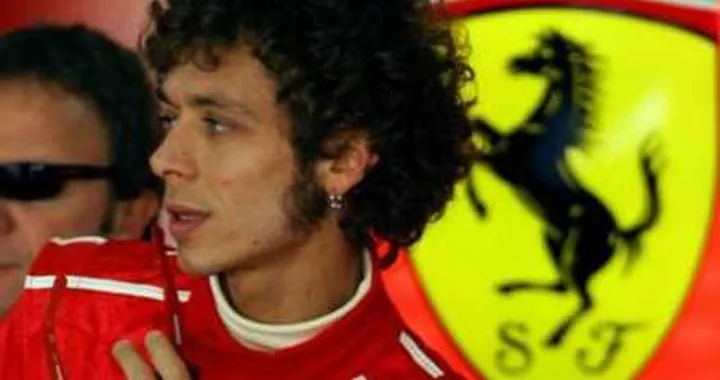 Rossi di nuovo su una Ferrari