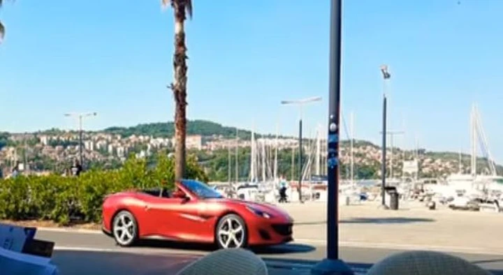 Ferrari Portofino in Slovenia, il video