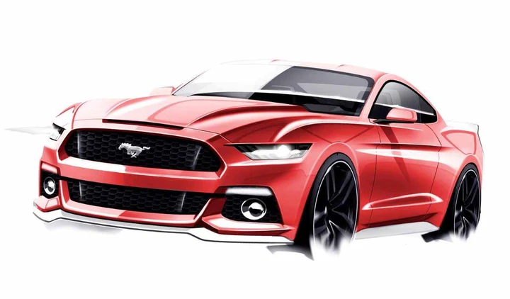 Ford: i bozzetti della nuova Mustang 2014