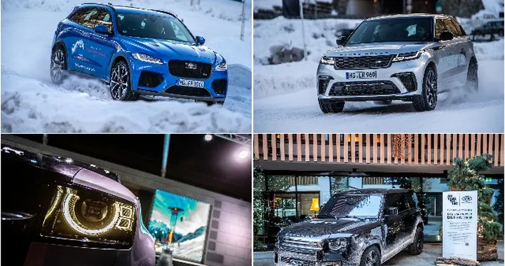 Jaguar Land Rover protagonista dell'inverno a Courmayeur