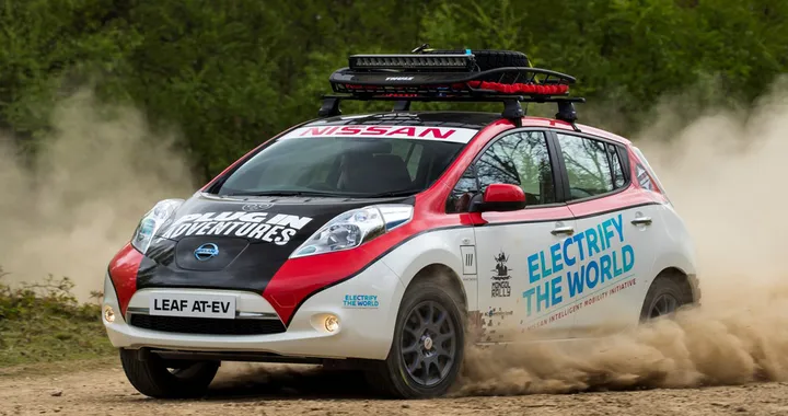 Nissan Leaf: la prima elettrica ad affrontare i 16.000 km del Mongol Rally