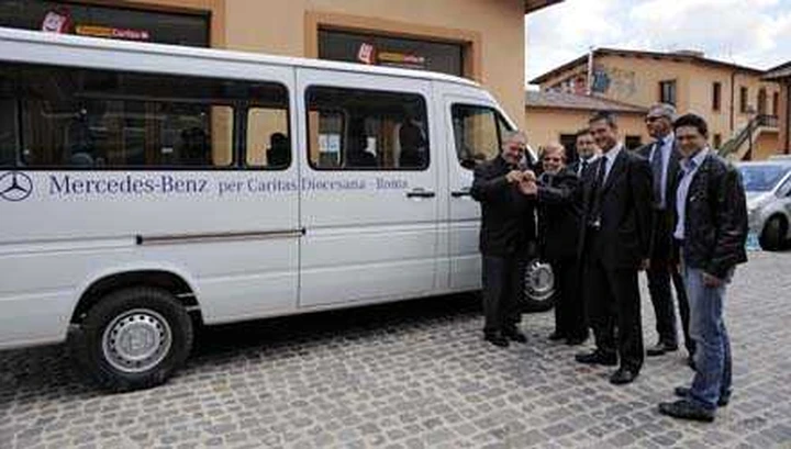 Un Mercedes Sprinter per la Caritas di Roma